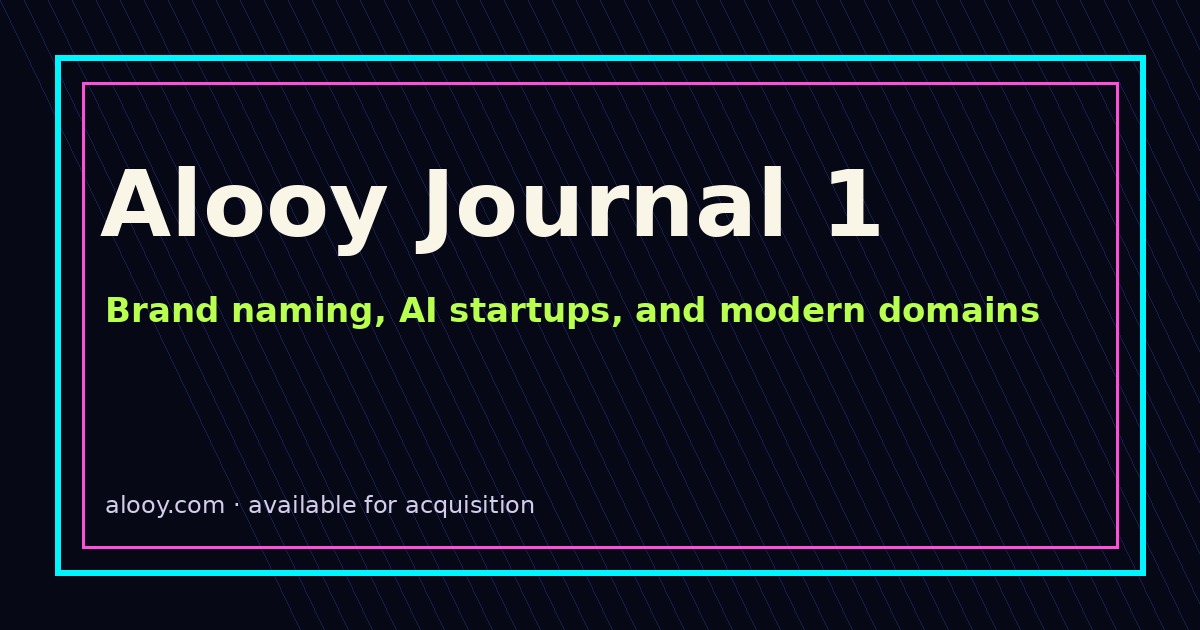 Best Short Brandable Domain for an AI Startup